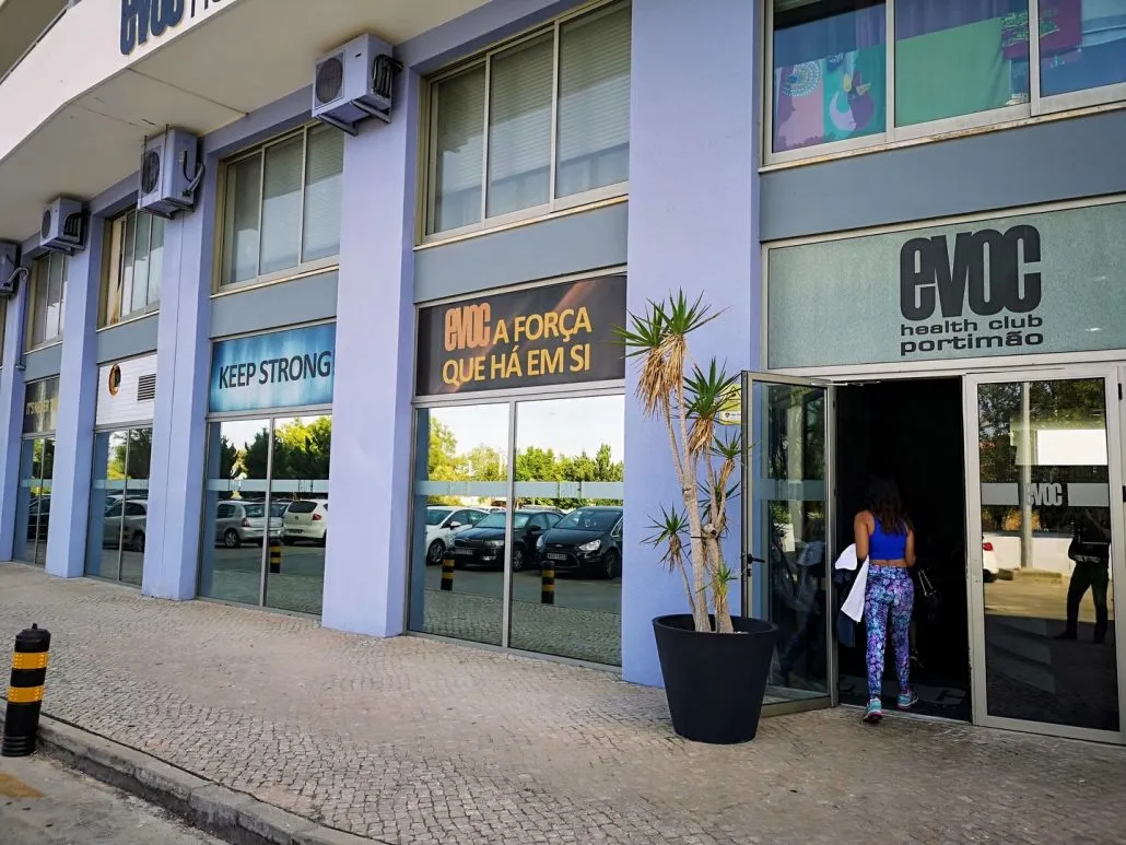 Ginásio, Evoc Health Club, em Portimão, Portugal