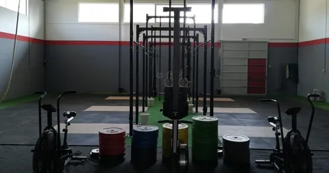 Ginásio, CrossFit Funmove, em Guardizela, Portugal